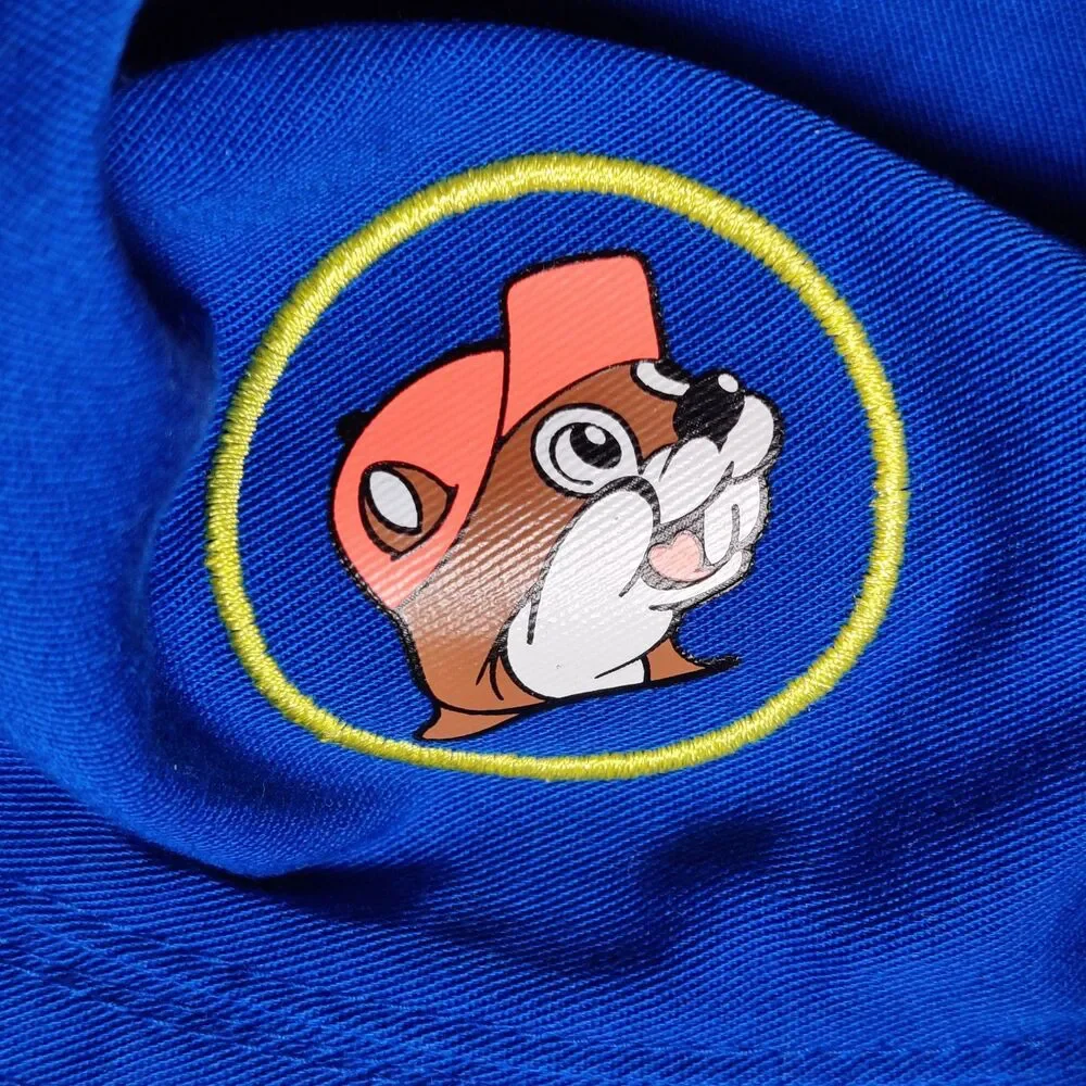 Buc-ee’s Blue Tropical Beaver Print Reversible Bucket Hat Adult One Size